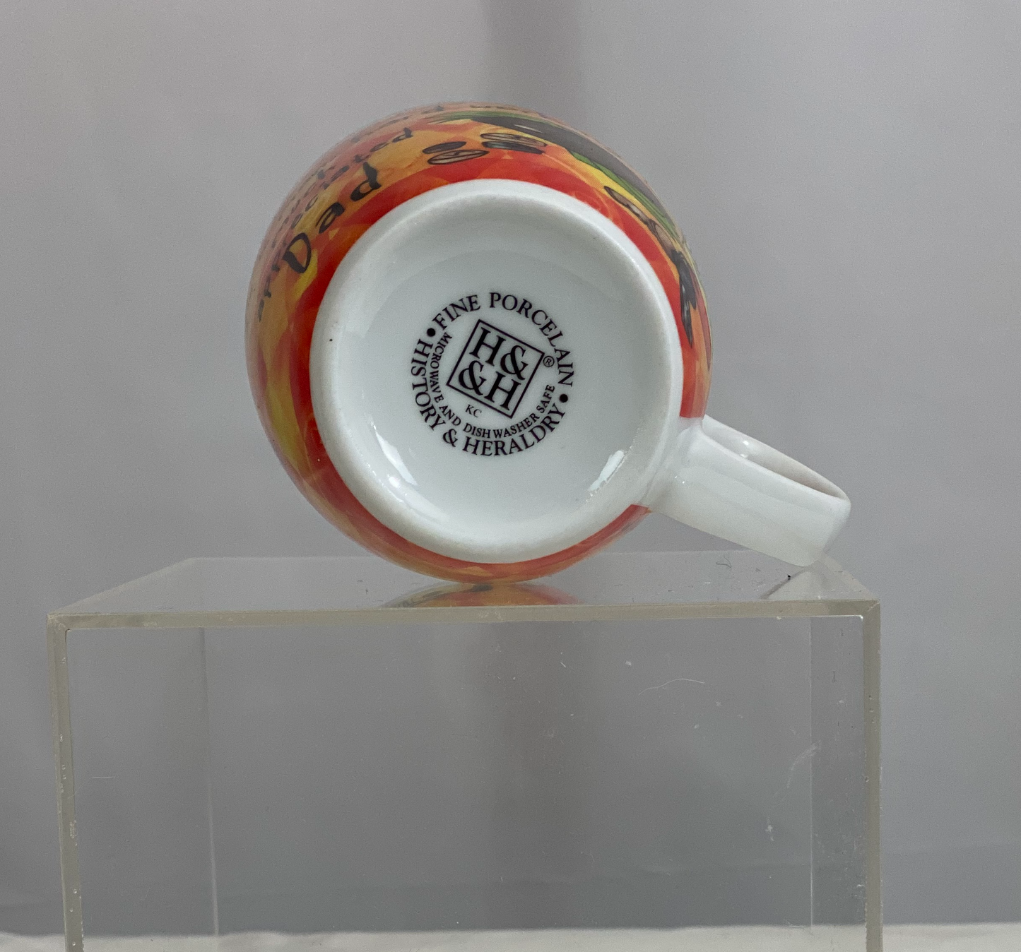 Great Cup for Dad! Fine Porcelain By History & Heraldry Approx 4” H x 3” Diameter