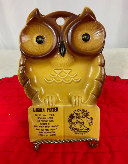 Plaque - Owl Design