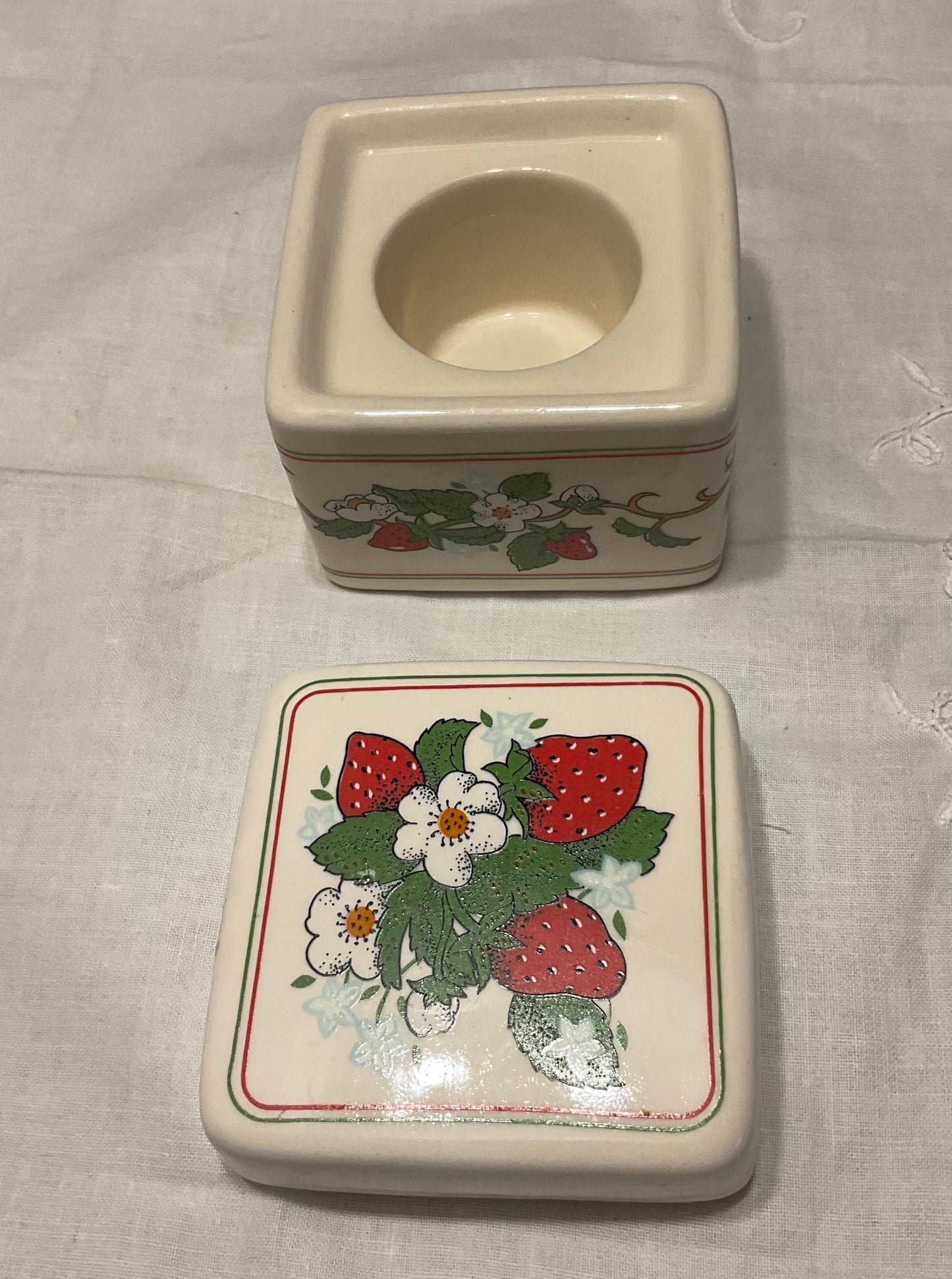 Candlestick Holder - Strawberry Design