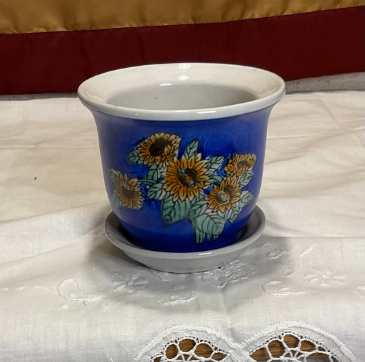 Flower Pot - Sunflower Design