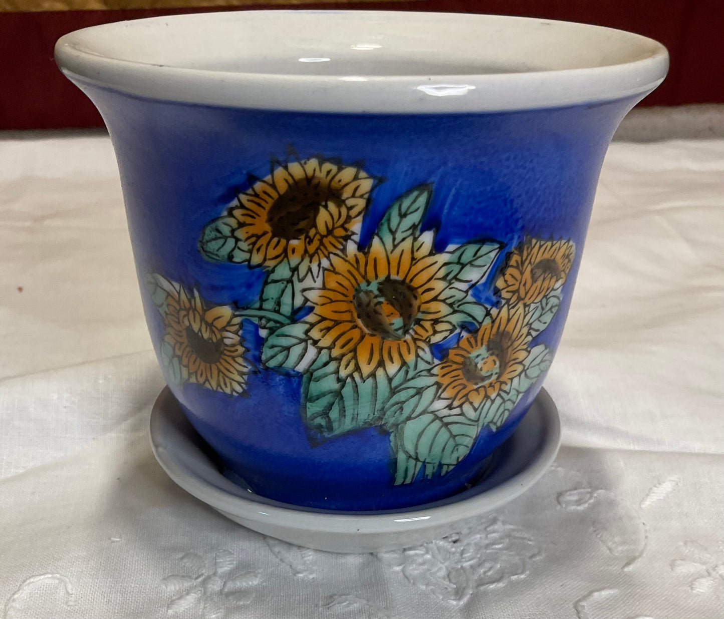 Flower Pot - Sunflower Design