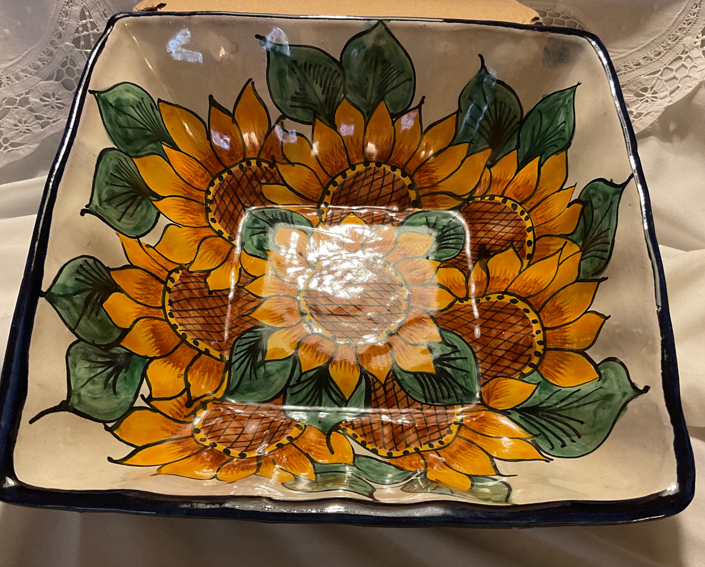 Bowl - Sunflower Design