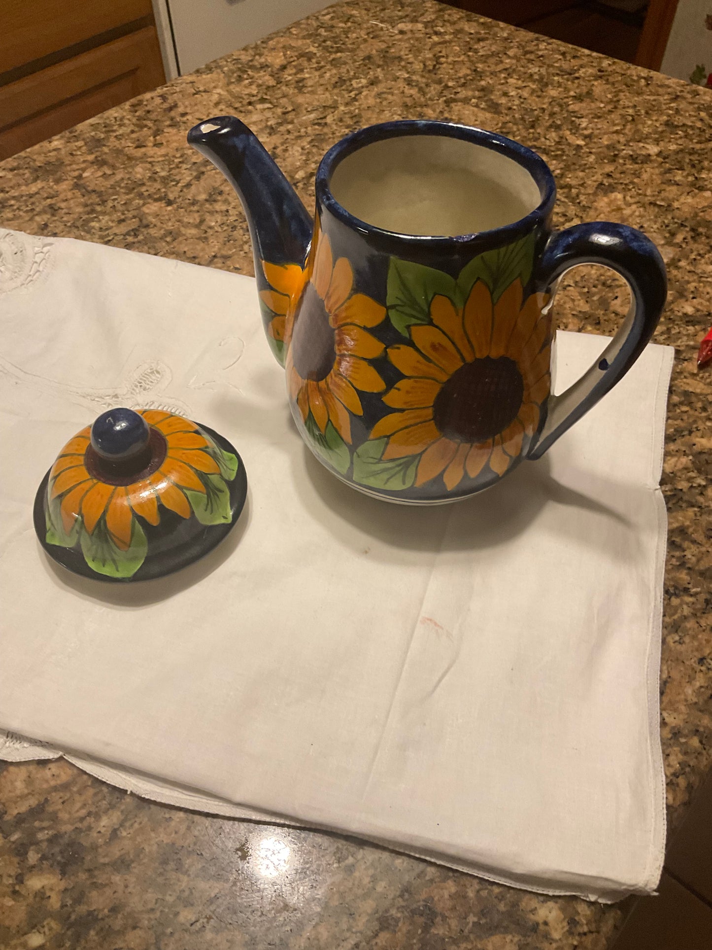 Teapot - Sunflower Design