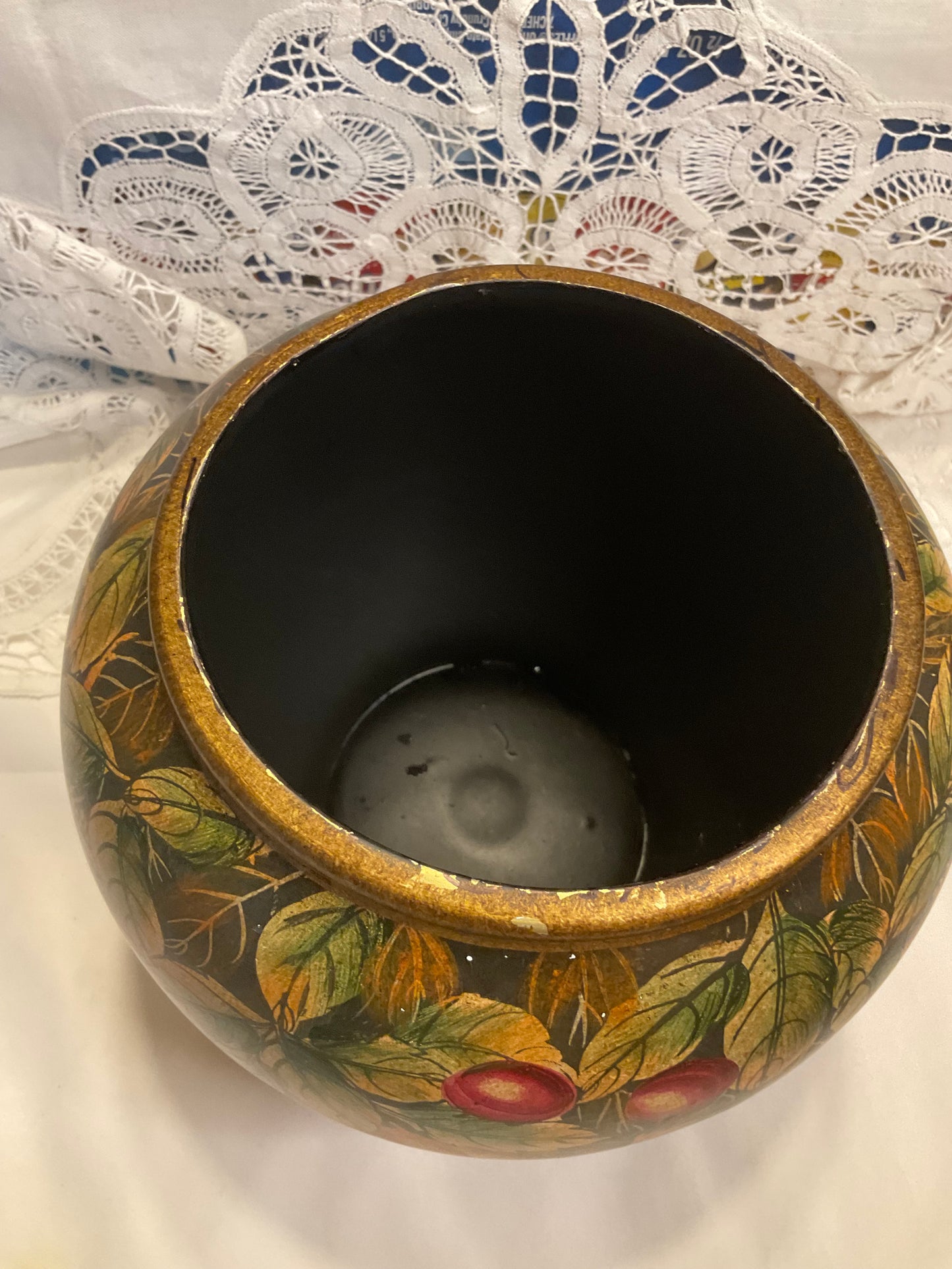 Ginger Jar - Fruit & Floral Pattern