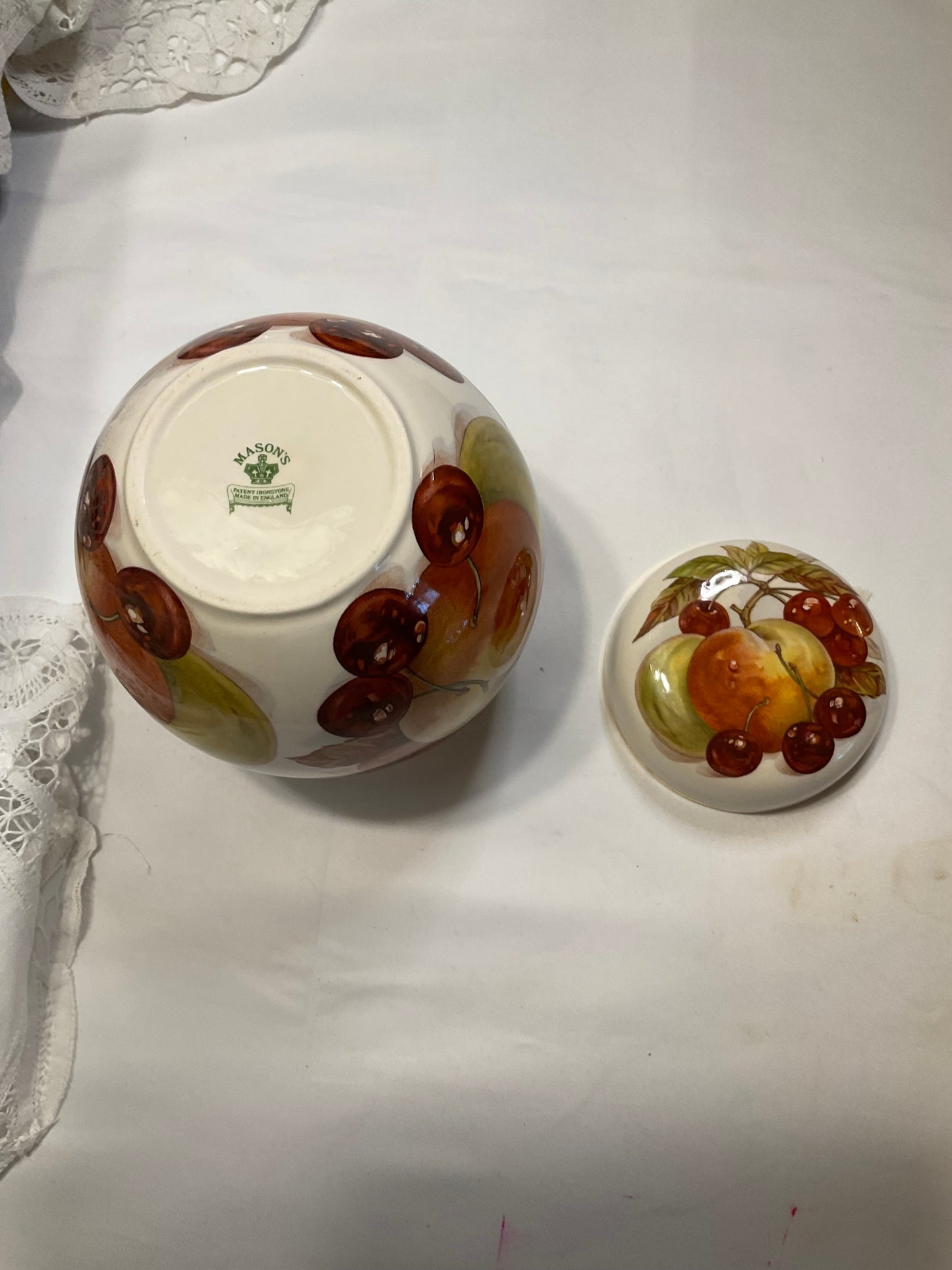 Ginger Jar - Cherries & Fruit Design