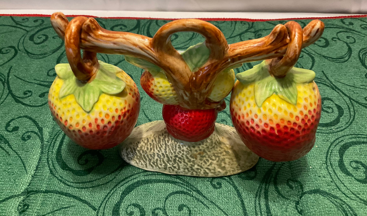 Salt and Pepper Shakers - Strawberry Design