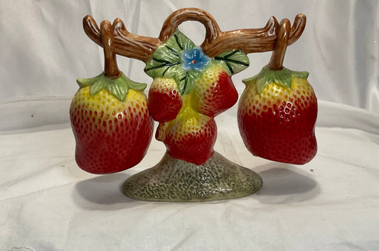 Salt and Pepper Shakers - Strawberry Design