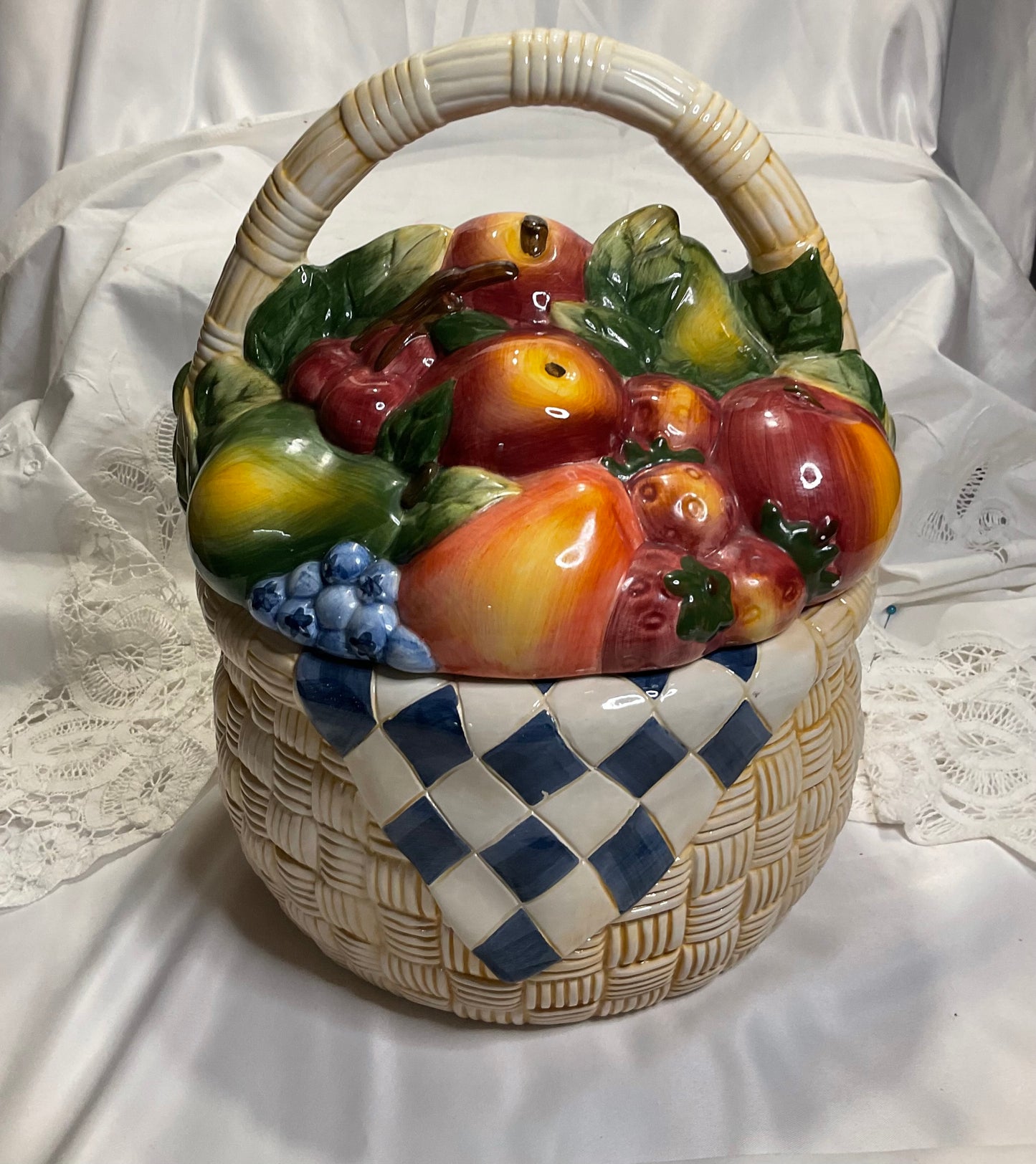 Cookie Jar - Fruit Basket Design