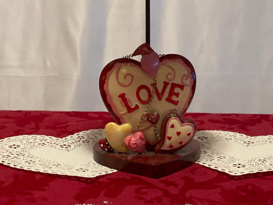 Valentine Votive Candle - "Love" Lamp