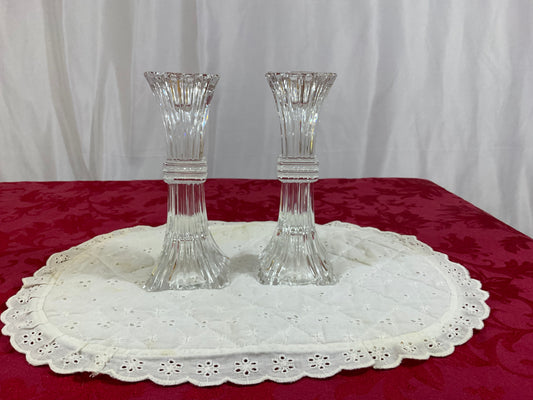 Candle Holders - Lead Crystal