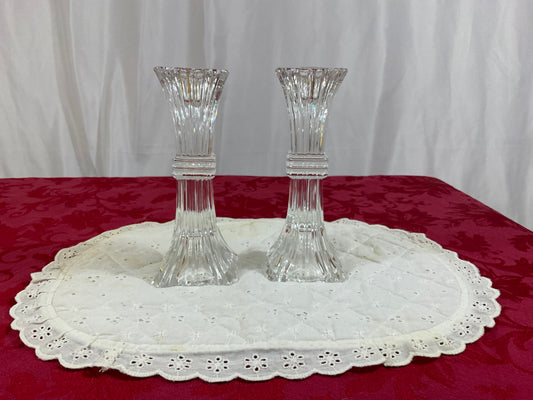 Candle Holders - Lead Crystal