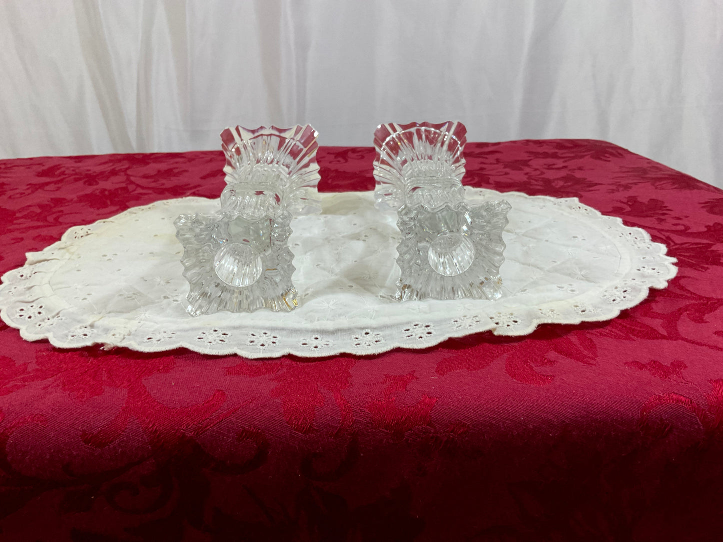 Candle Holders - Lead Crystal