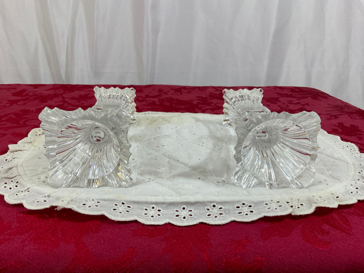 Candle Holders - Lead Crystal