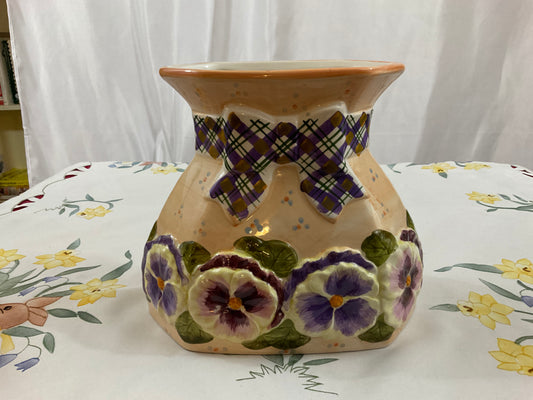 Vase - Pansies