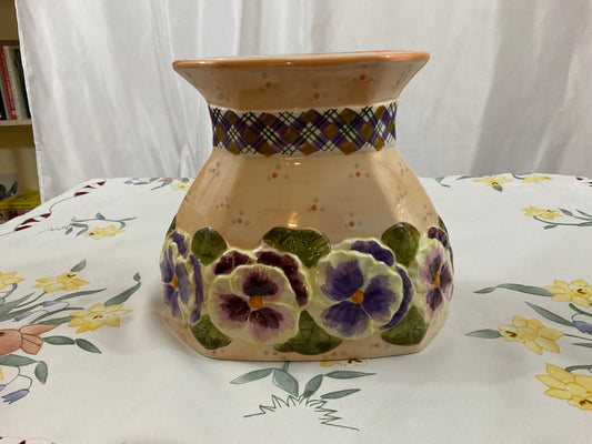 Vase - Pansies