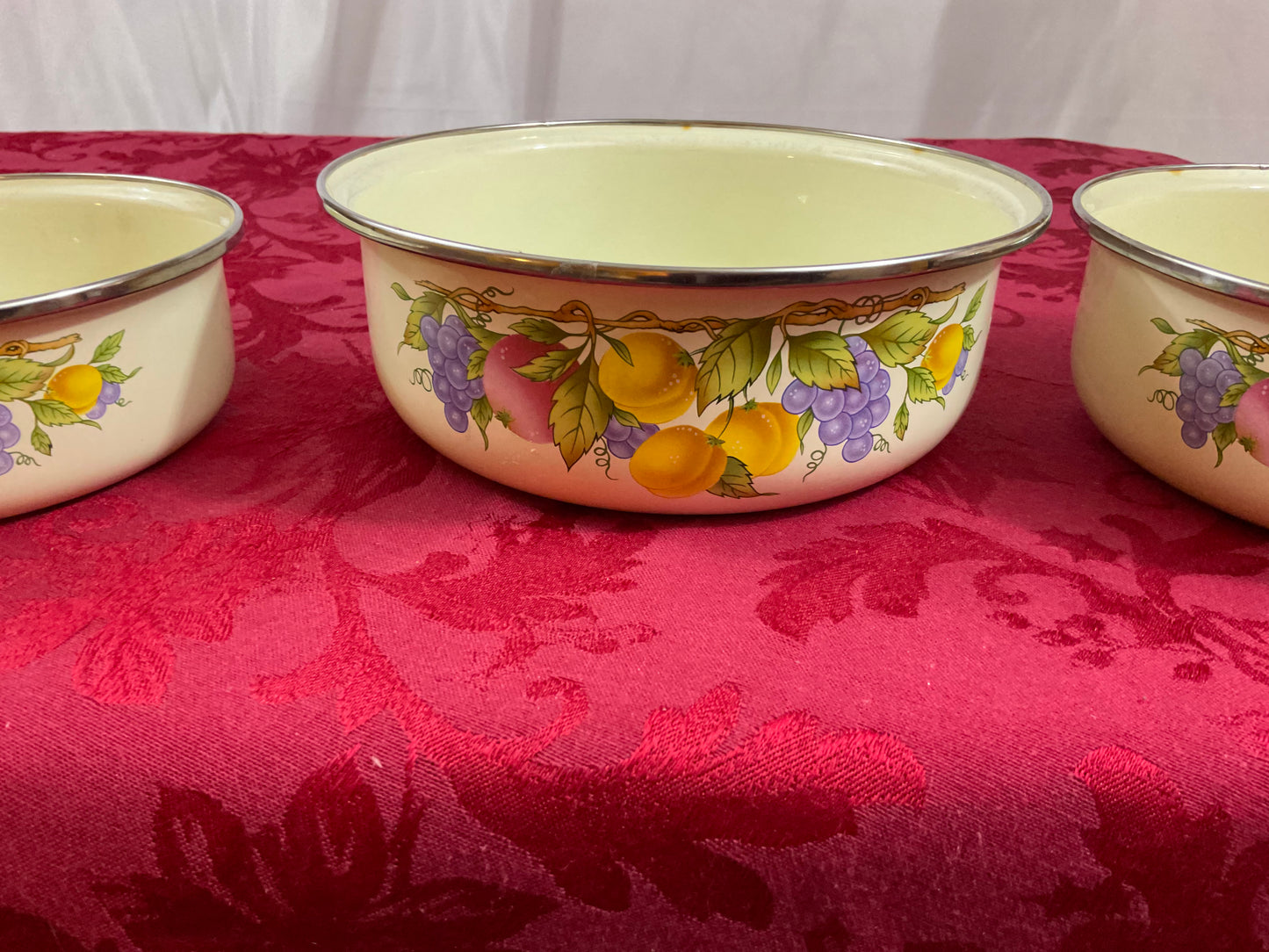 Mixing Bowls - 3Piece - Fruit on Vine