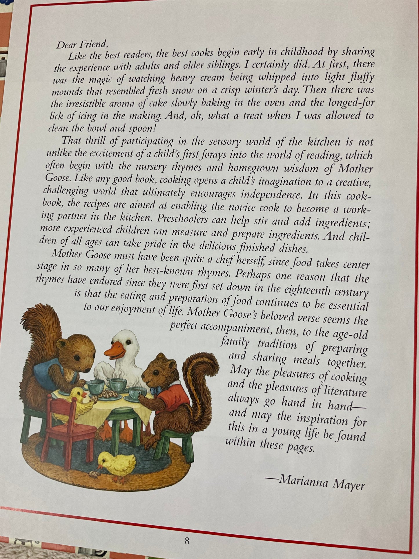 Book - The Mother Goose Cookbook