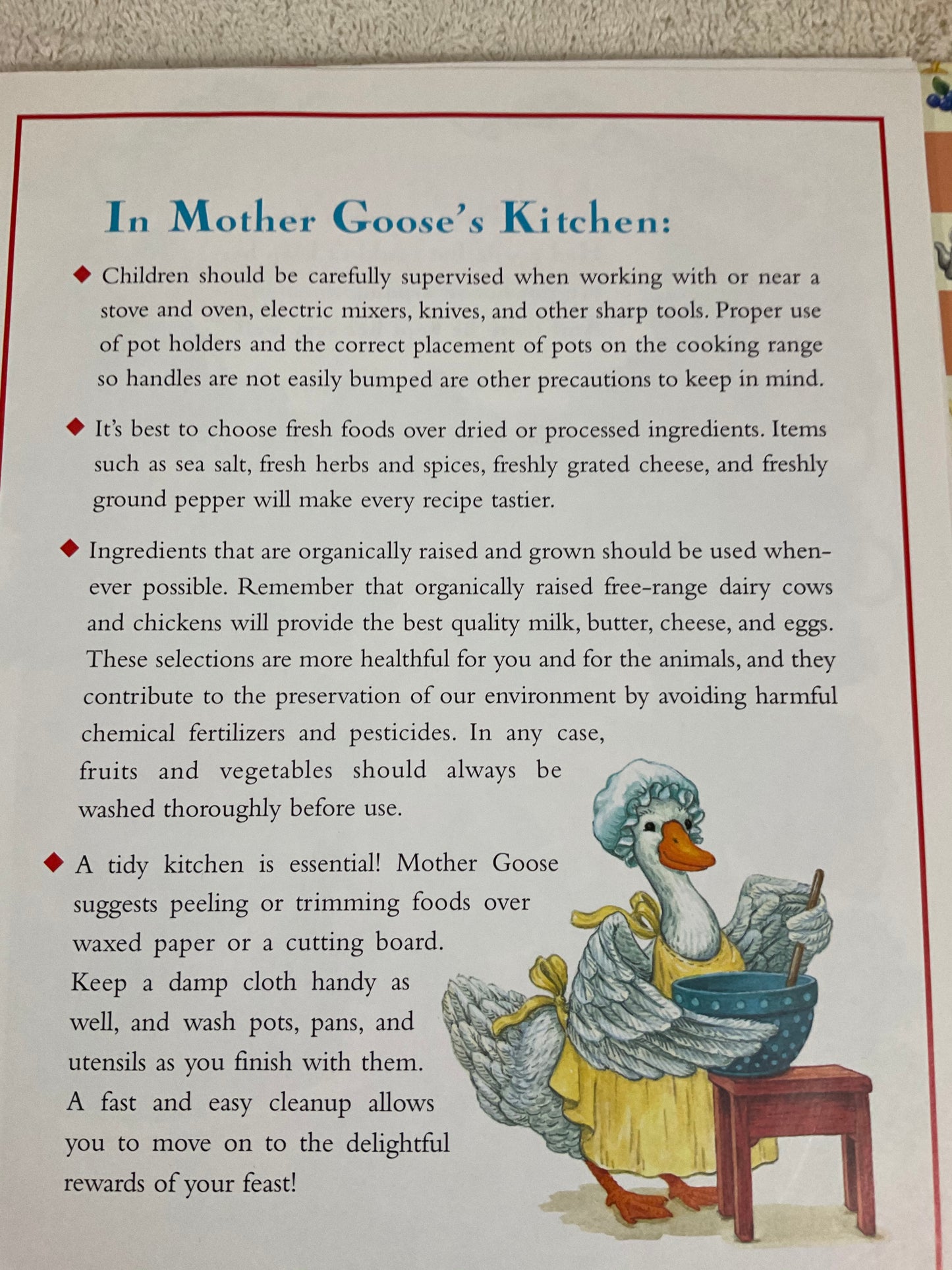 Book - The Mother Goose Cookbook