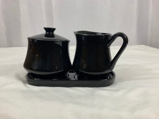 Cream and Sugar Set - Royal Limited - Black