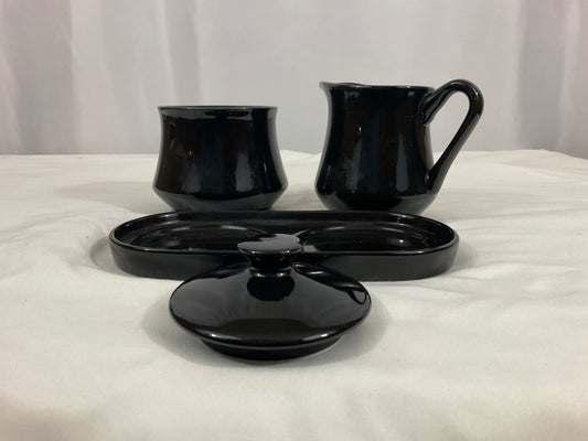 Cream and Sugar Set - Royal Limited - Black