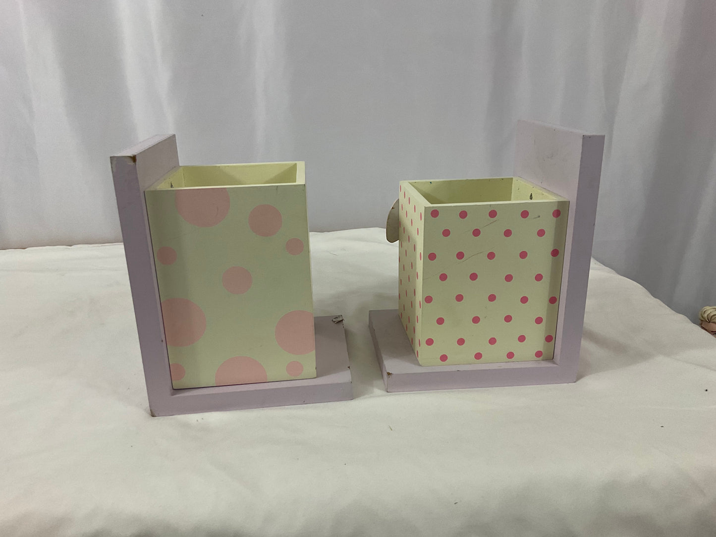 Bookends - Lavender Garden & Dots