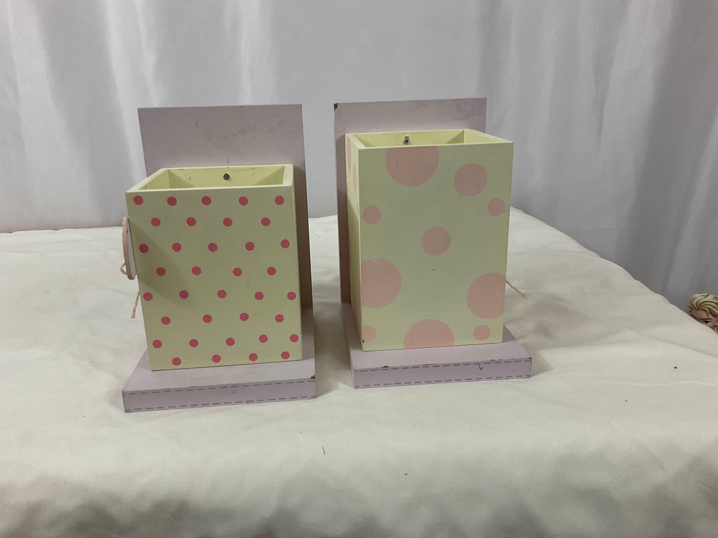 Bookends - Lavender Garden & Dots