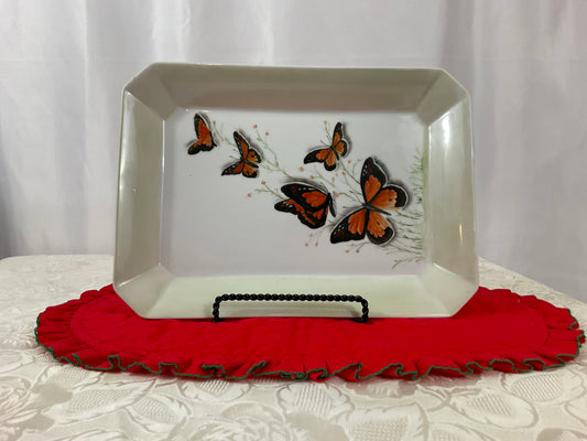 Serving Tray - Butterfly Design