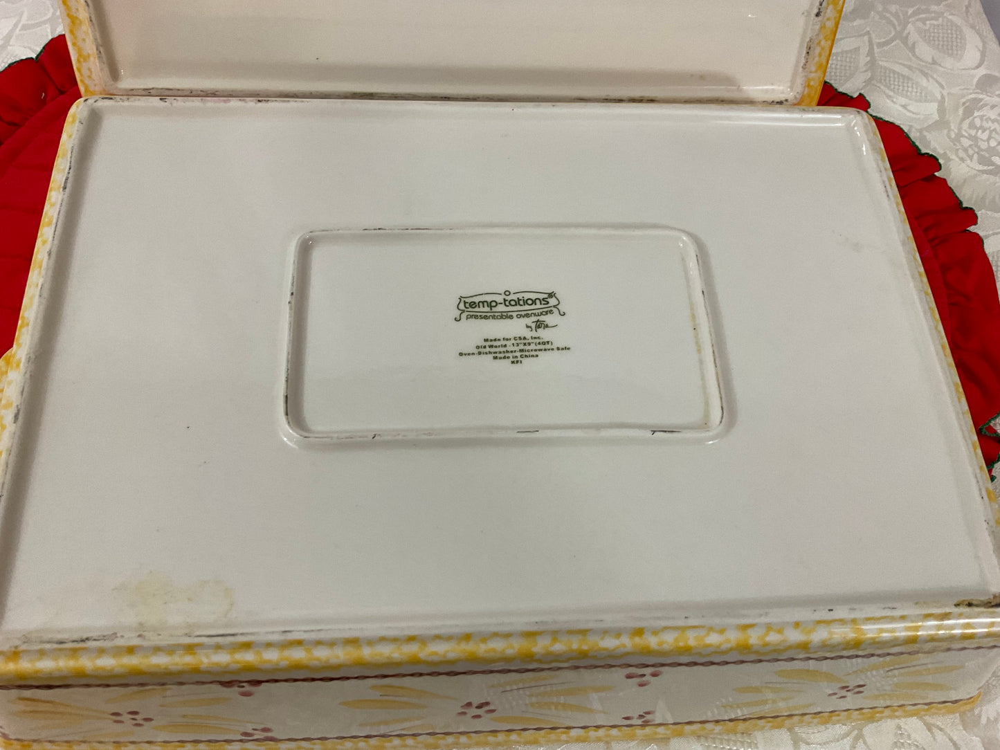 Temp-tations - Casserole Dish With Tray