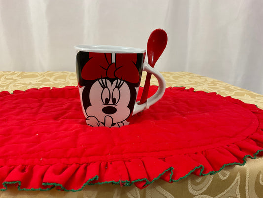 Mug - Minnie Mouse With Spoon