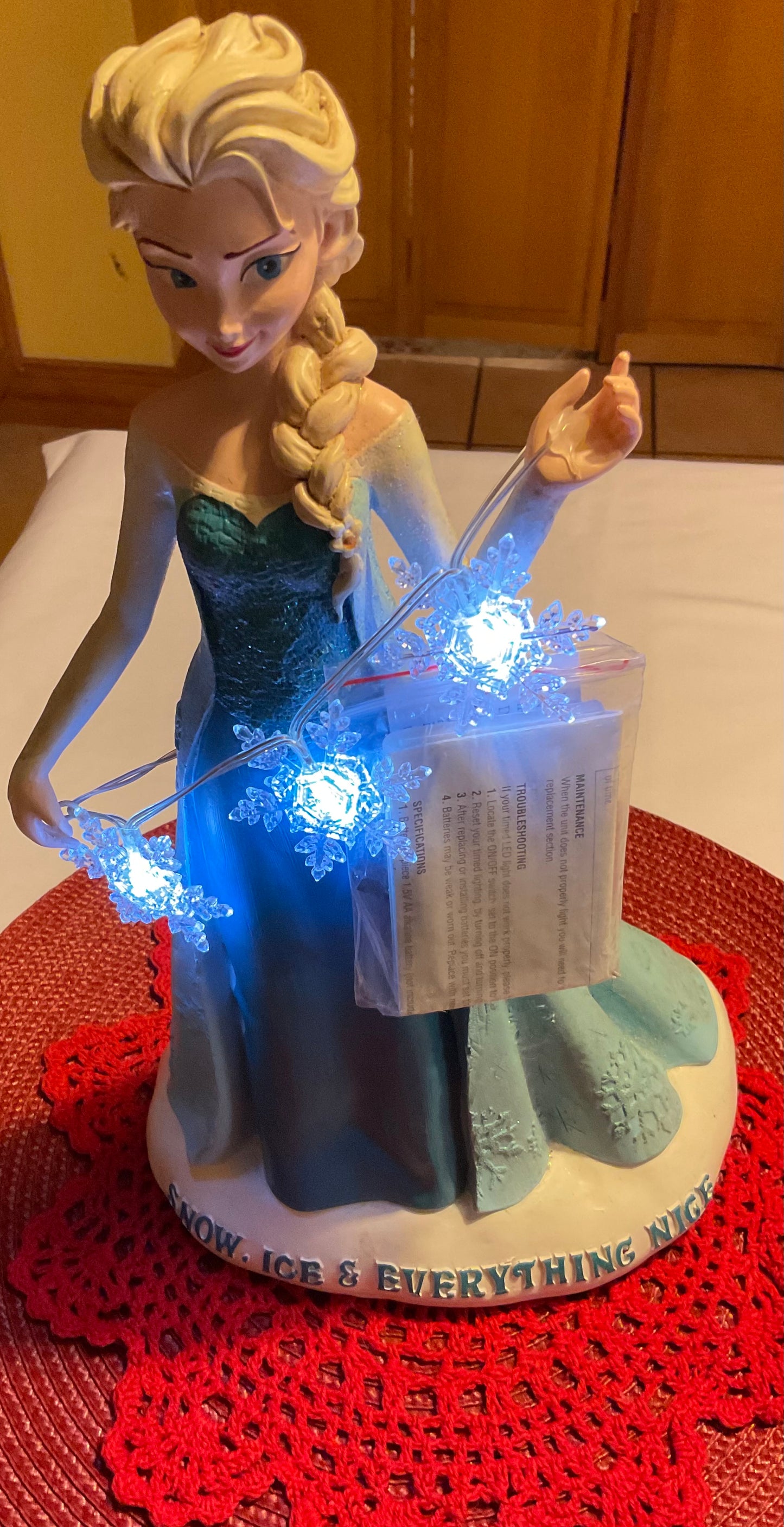 Elsa - Frozen Snowflake Figurine