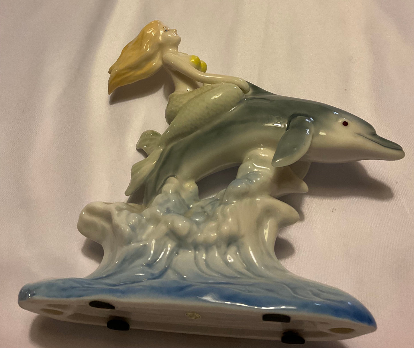 Figurine - Mermaid and Dolphin