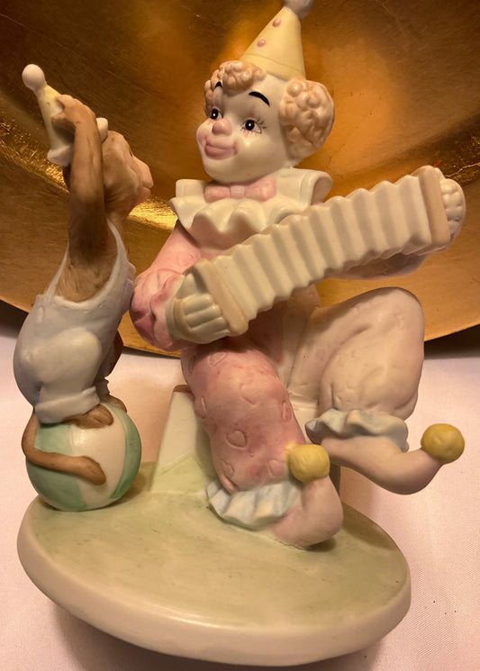 Figurine - Clown and Monkey