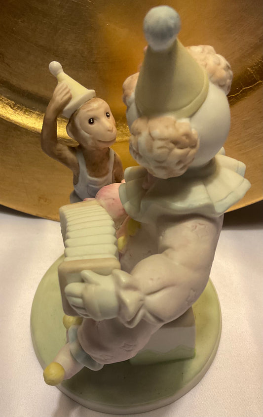 Figurine - Clown and Monkey