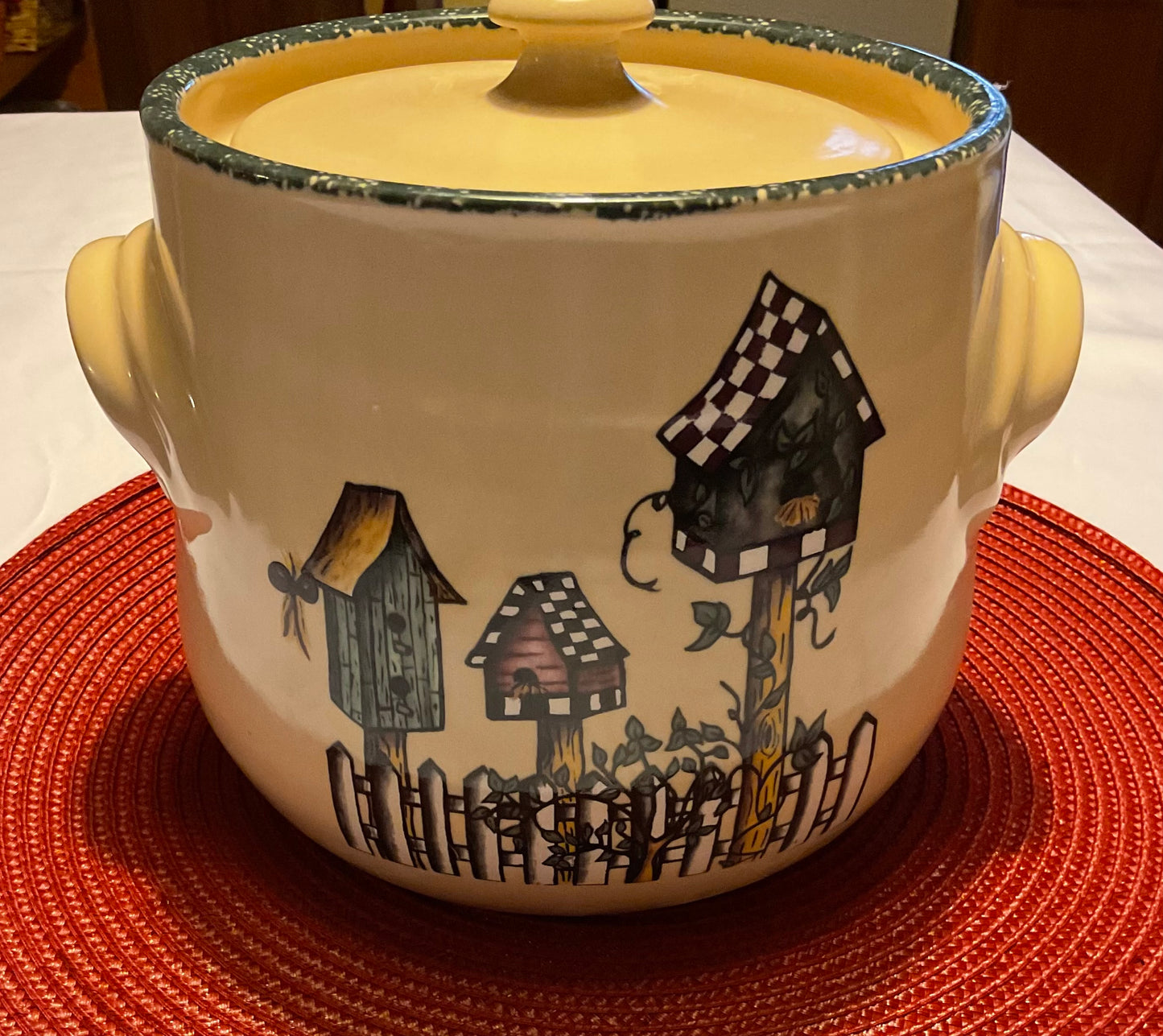 Cookie Jar - Birdhouse Design