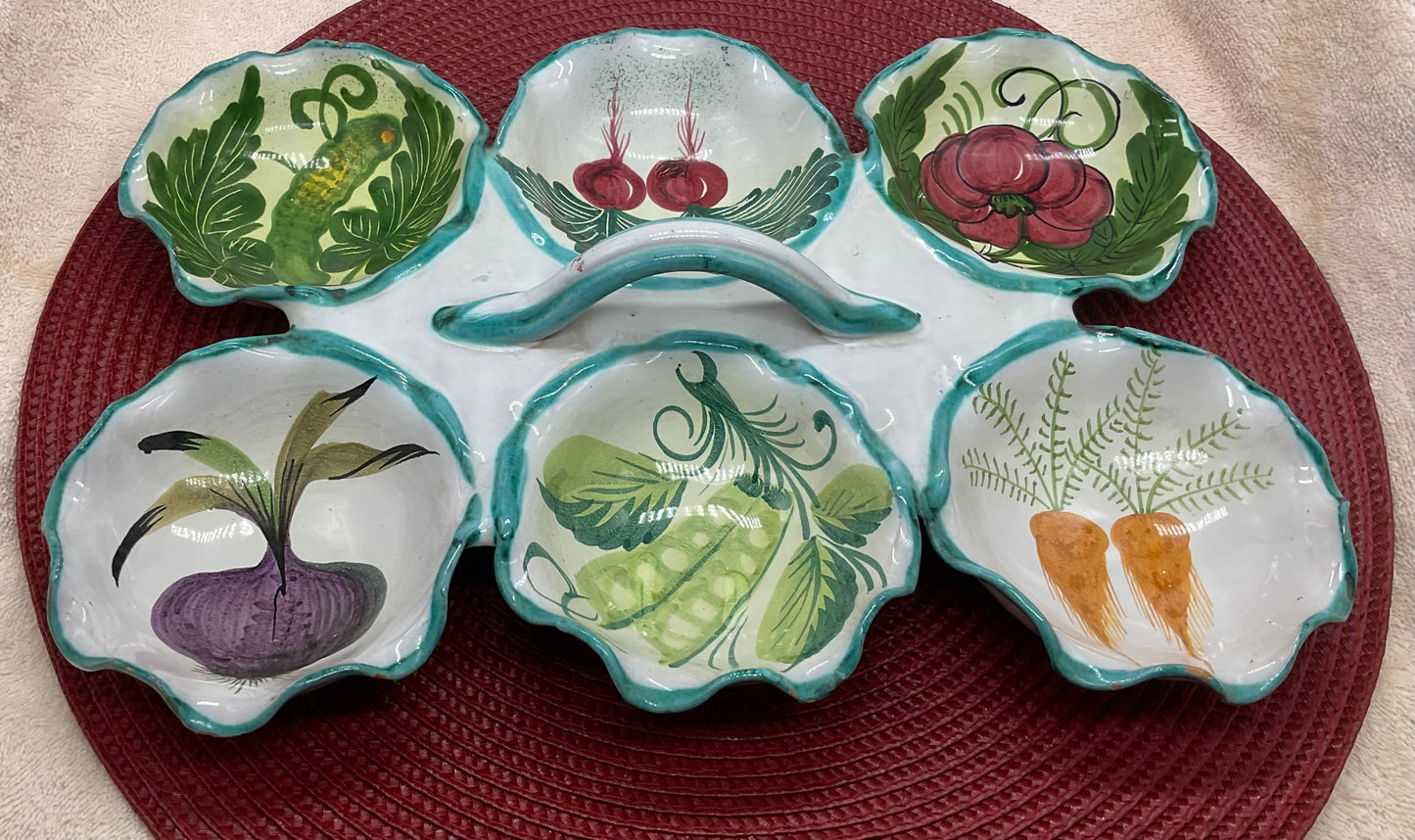 Relish Tray - Vegetable Design