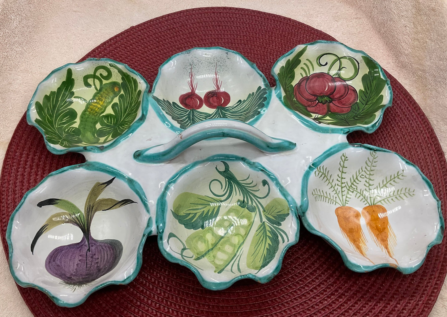 Relish Tray - Vegetable Design