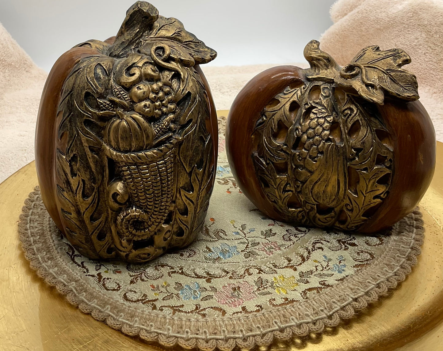 Pumpkin - 2-Piece Decorative Set