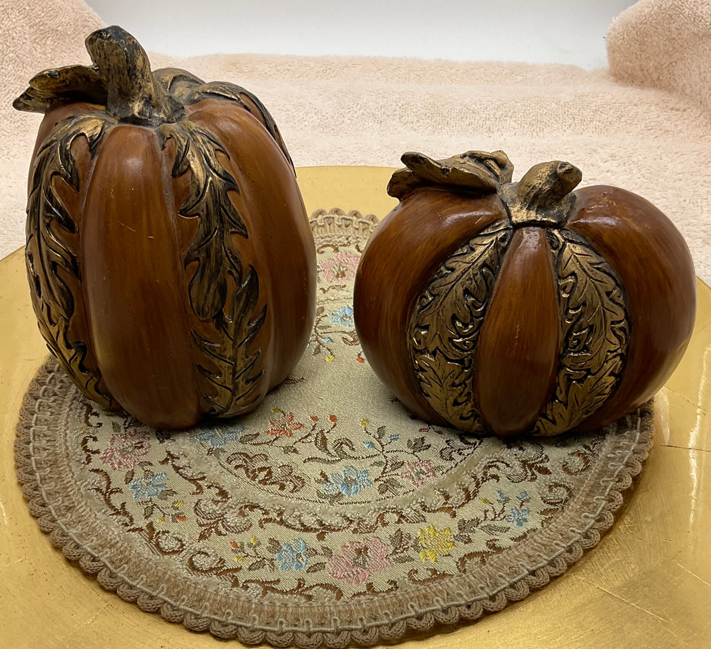 Pumpkin - 2-Piece Decorative Set