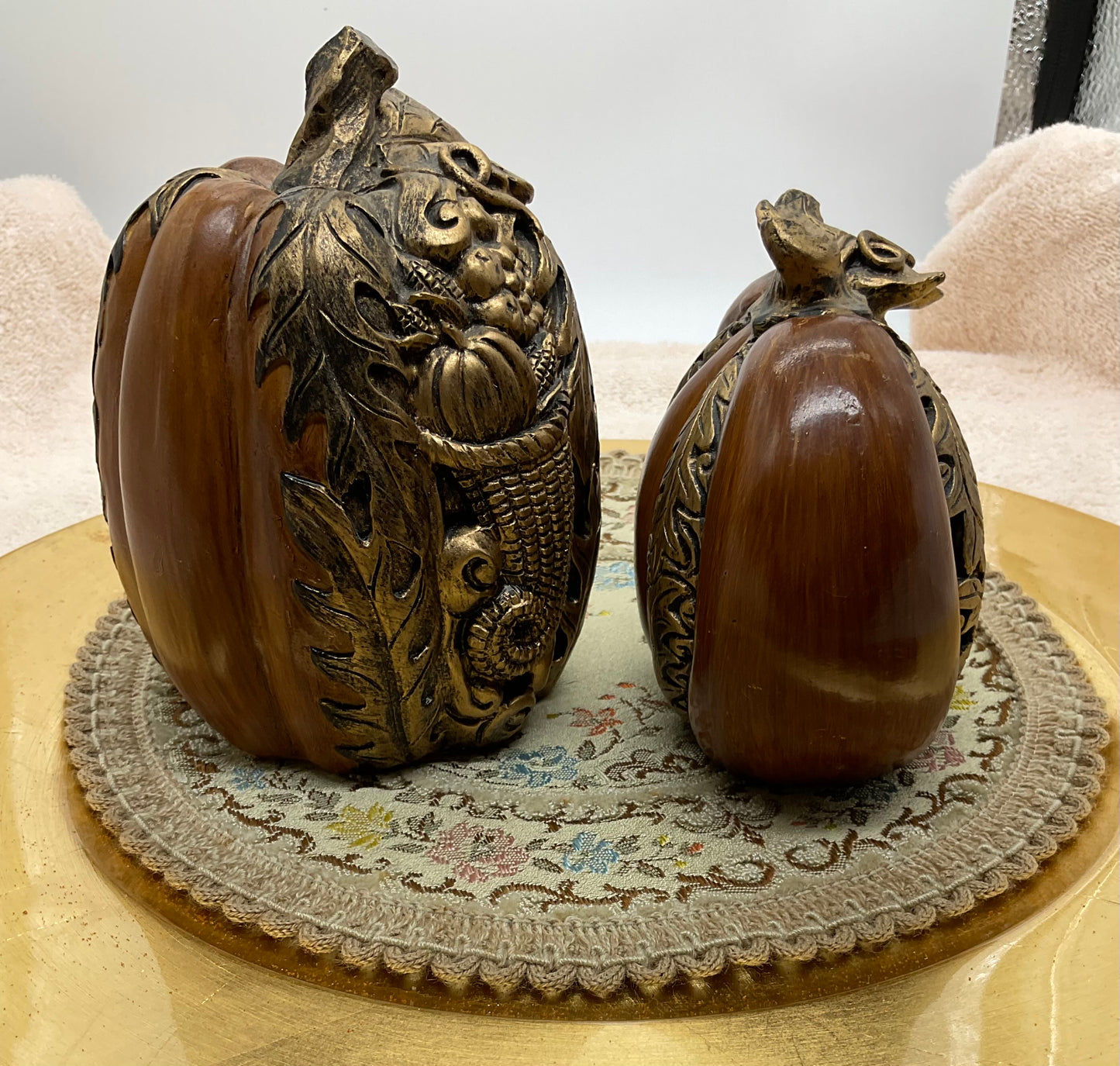 Pumpkin - 2-Piece Decorative Set