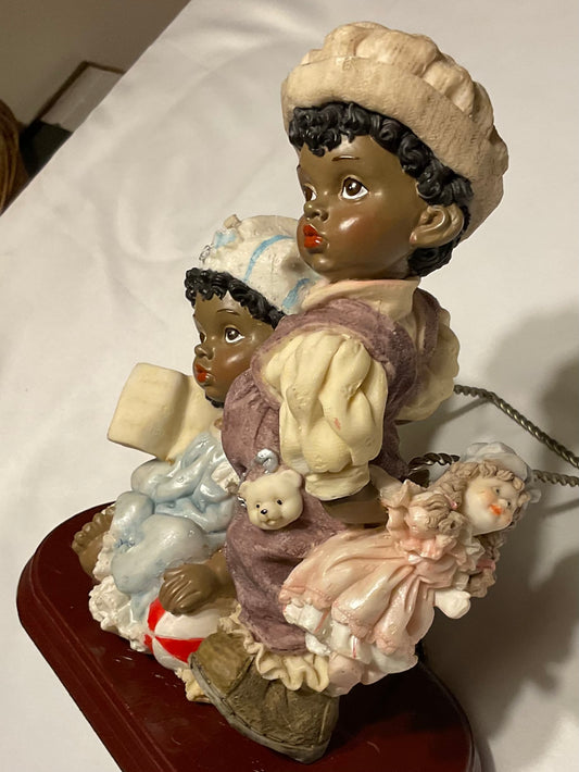 Figurine - African-American Children