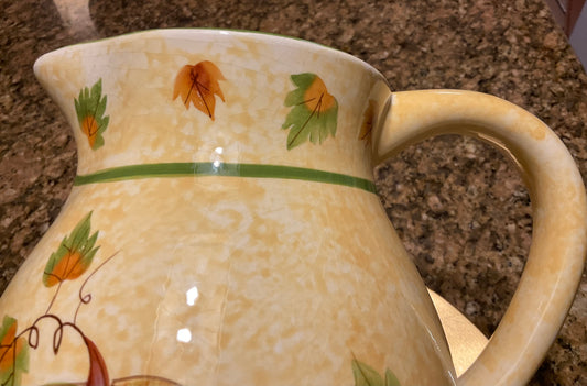 Pitcher - Pumpkin Pattern