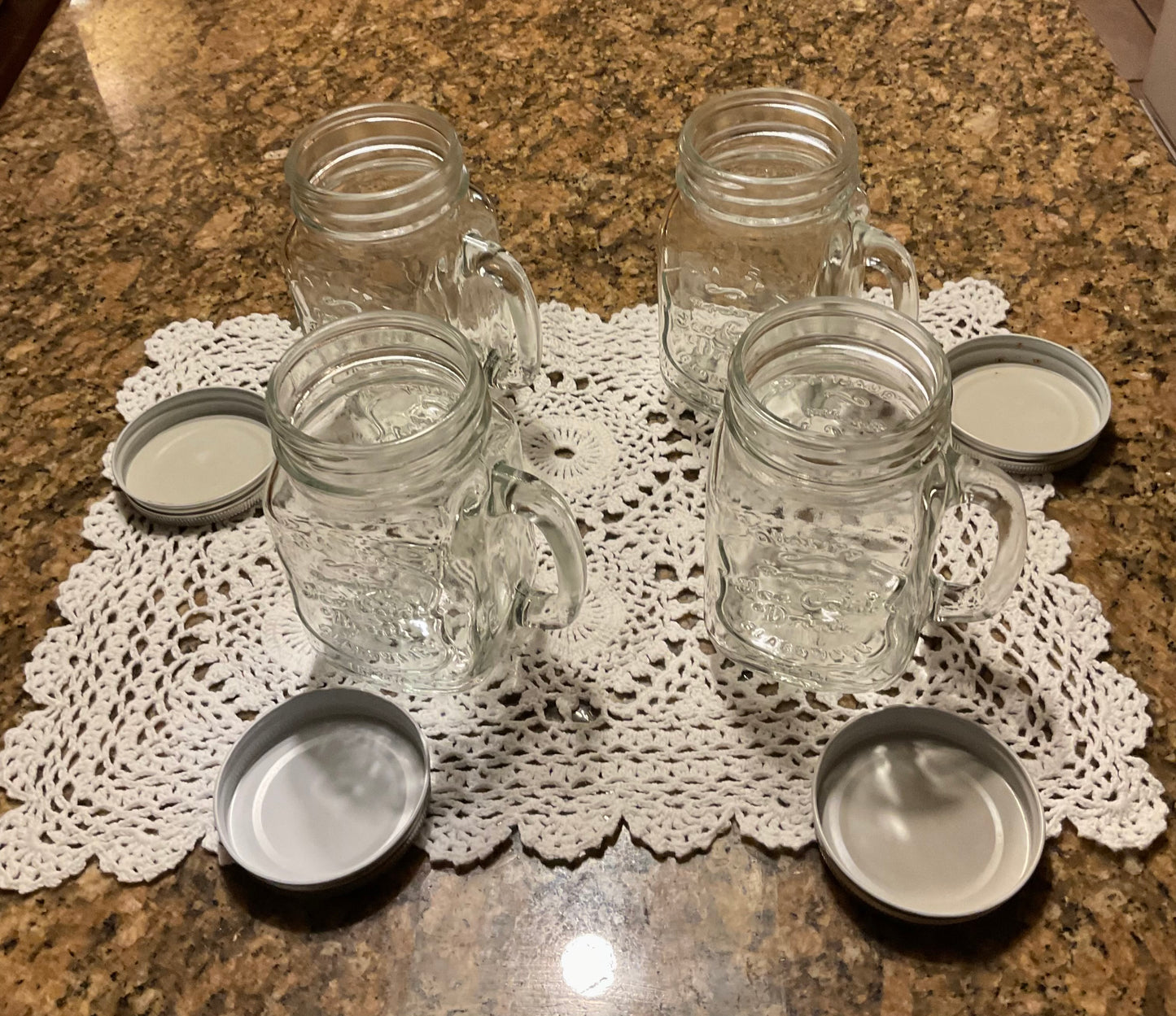 Mugs - Glass With Lids