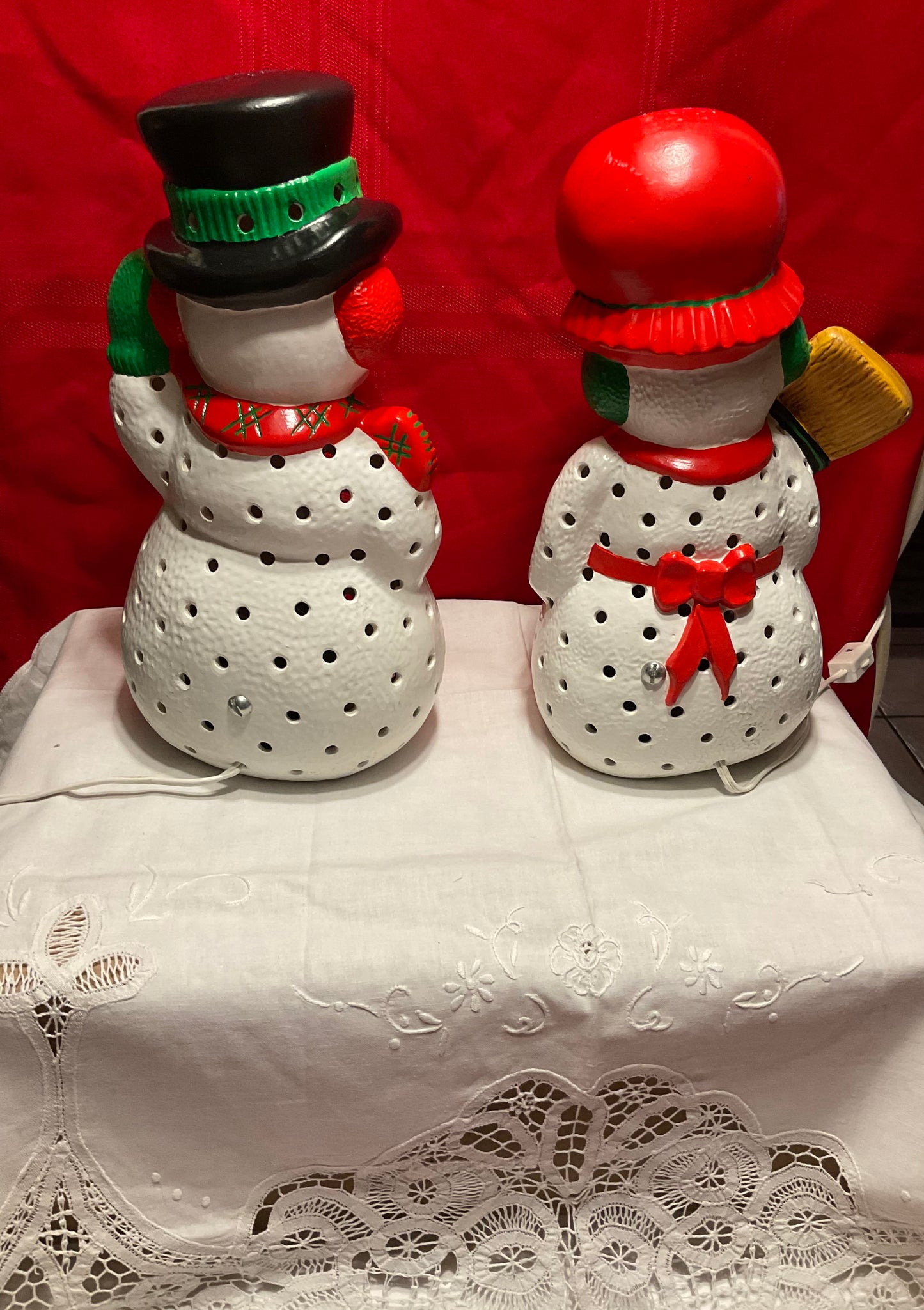 Snowman/Woman Set