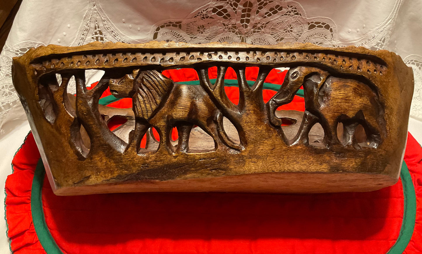 African Art - Bread Basket/Container