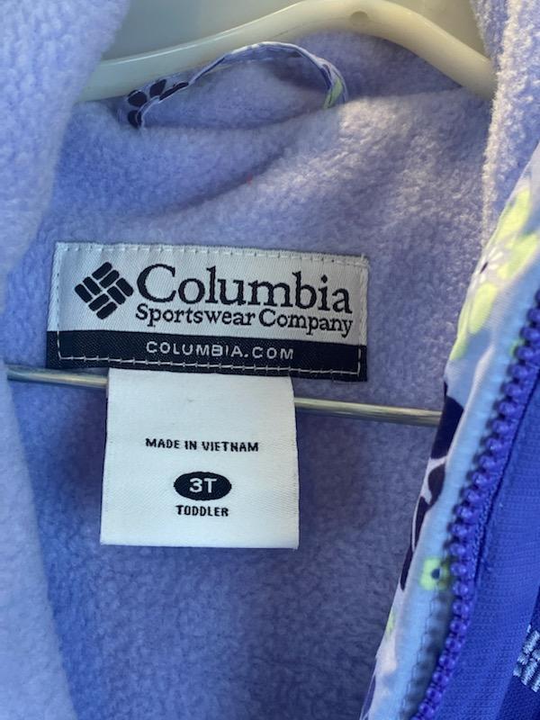 Columbia Girl’s Purple Snowsuit