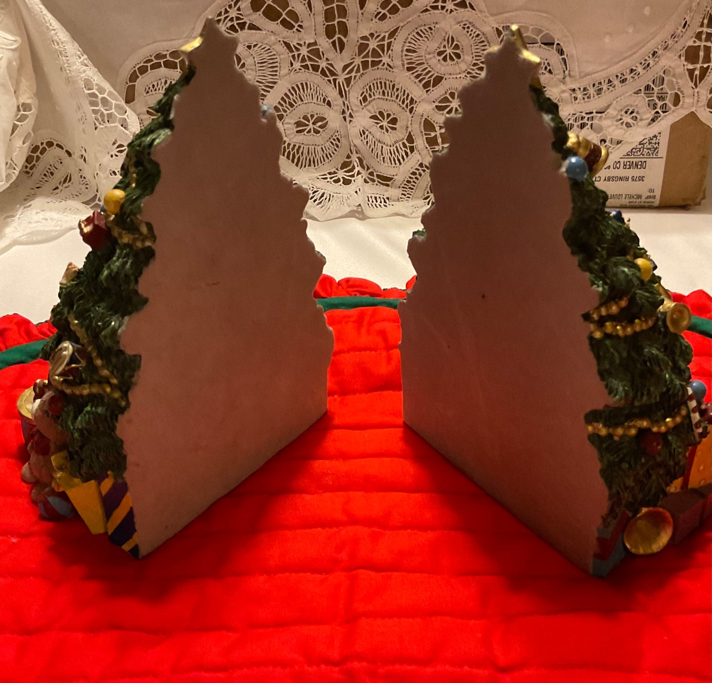 Bookends - Christmas Tree Design