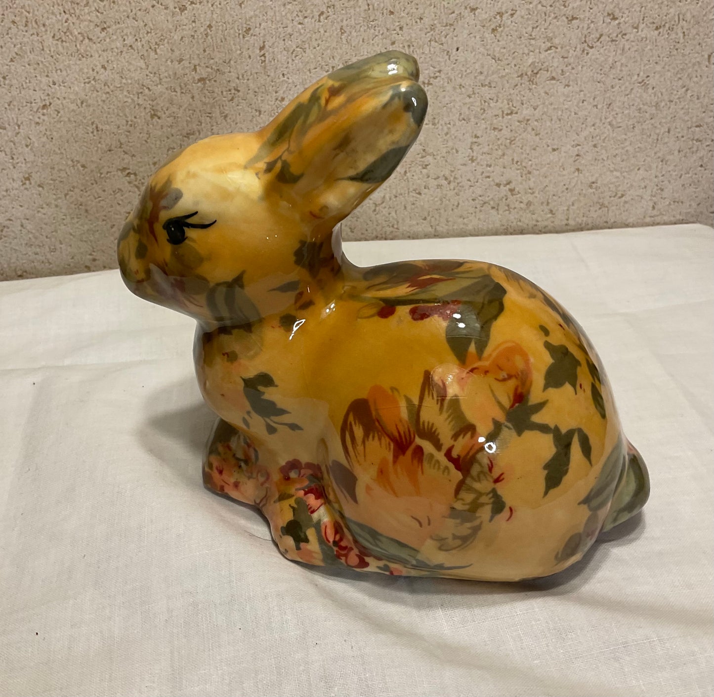 Rabbit - Floral Pattern