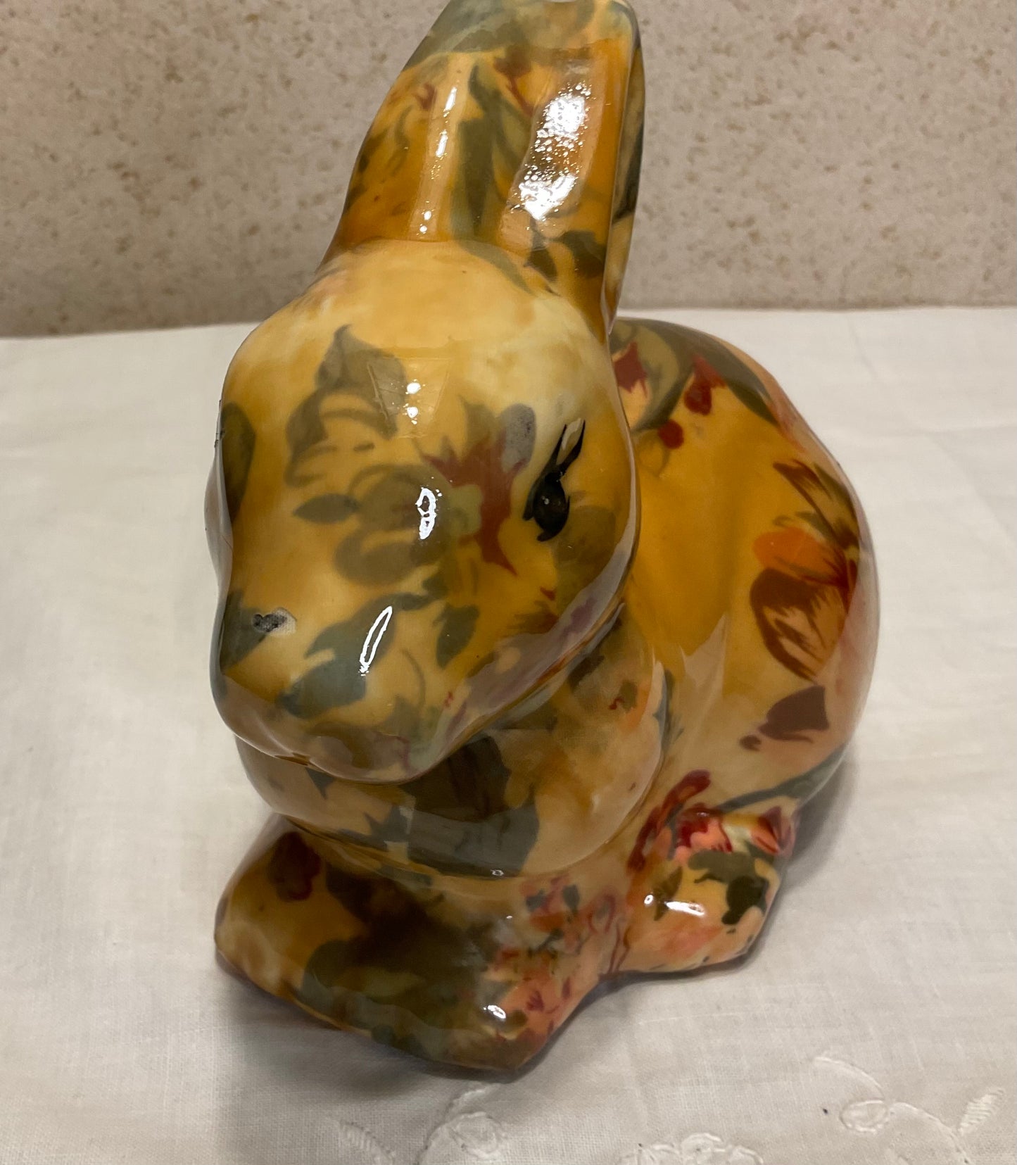 Rabbit - Floral Pattern