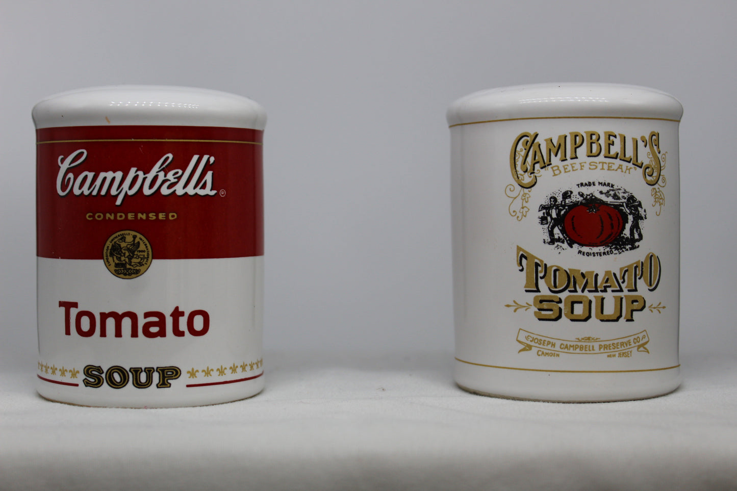 Salt and Pepper Set - Campbell Tomato Soup
